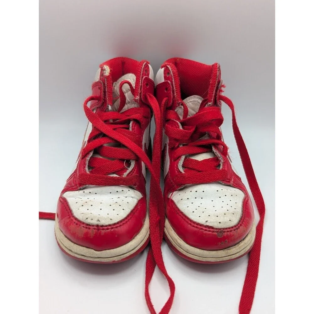 Nike Dunk High GS St Johns University Red White Sneaker Kids Size 11C Play Wear
